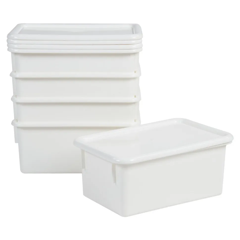 Storage Bins with Lids Set of 5