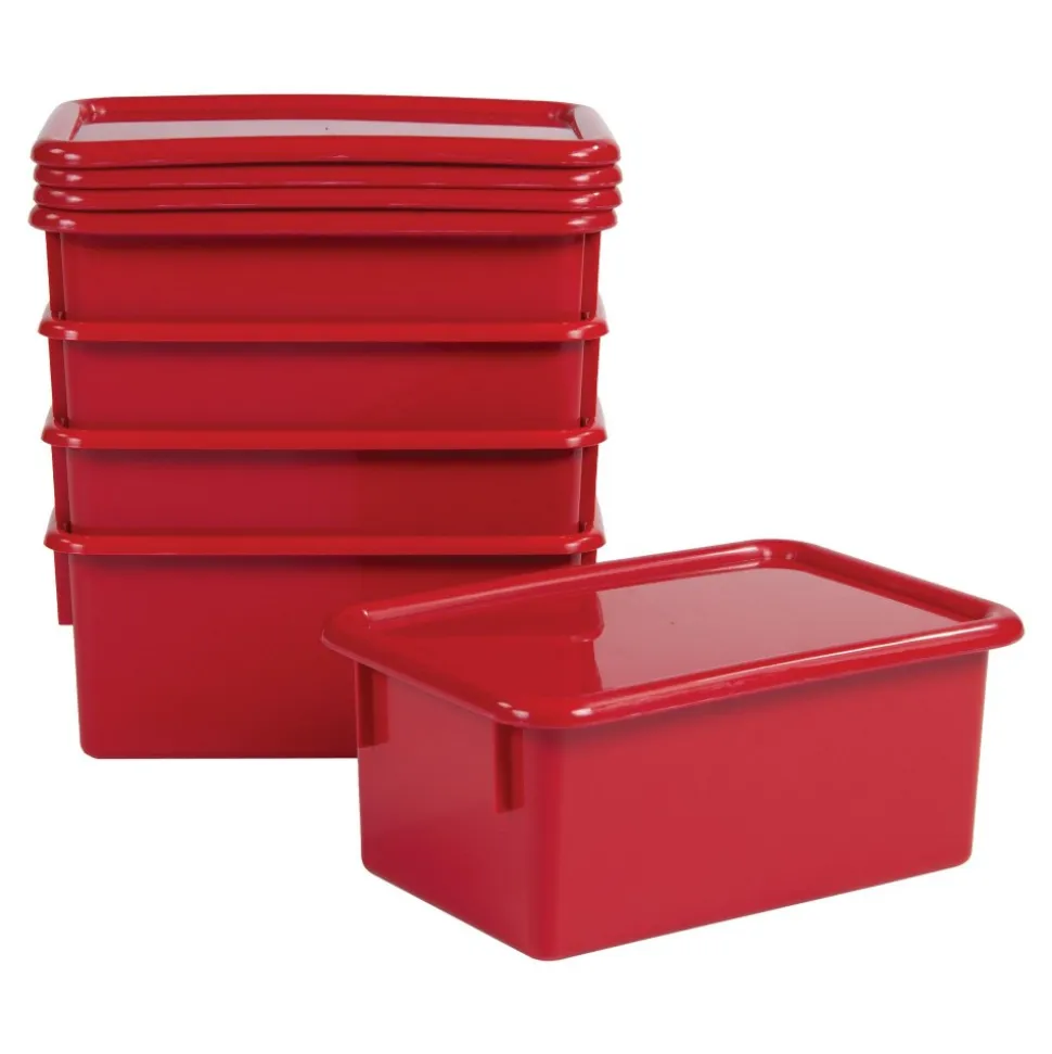 Storage Bins with Lids Set of 5