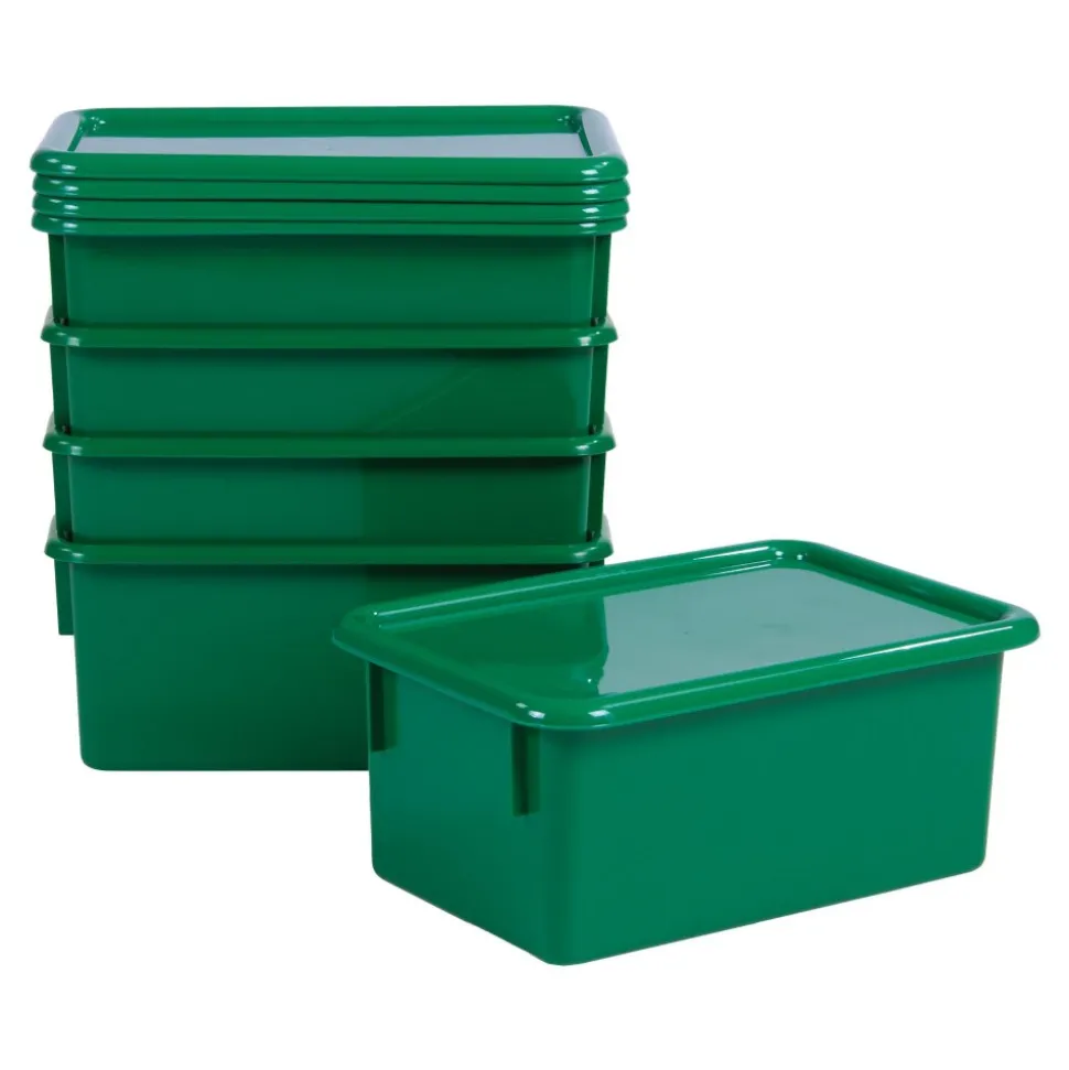 Storage Bins with Lids Set of 5