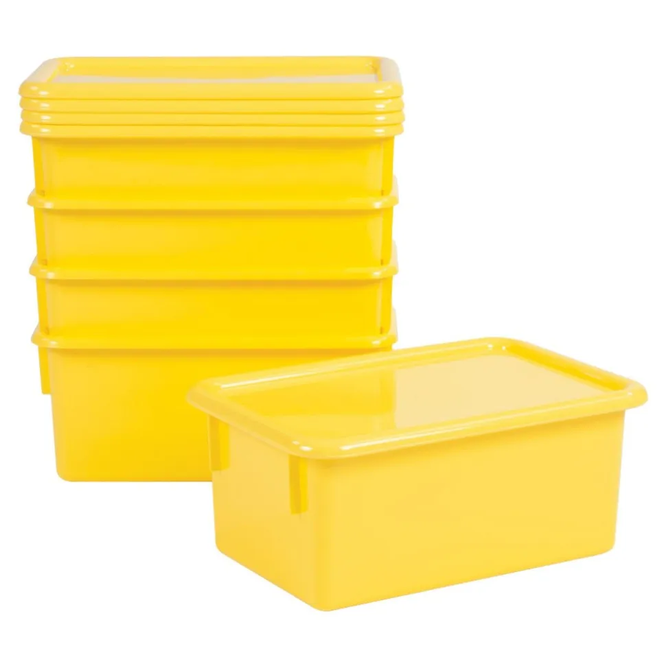 Storage Bins with Lids Set of 5
