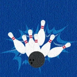 Strikes N' Spares© Bowling Skills Carpet 20'