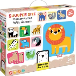 Suuuper Size Memory Game Wild Animals