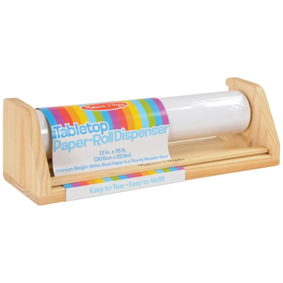 Tabletop Wooden Paper Roll Dispenser