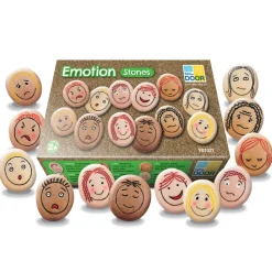 Tactile Facial Expressions Emotion Stones 12 Pieces