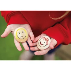 Tactile Facial Expressions Emotion Stones 12 Pieces