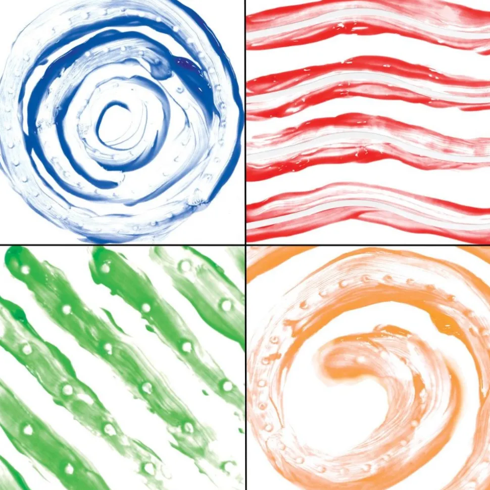 Tactile Finger Paint Paper 12" x 12" 36 Sheets