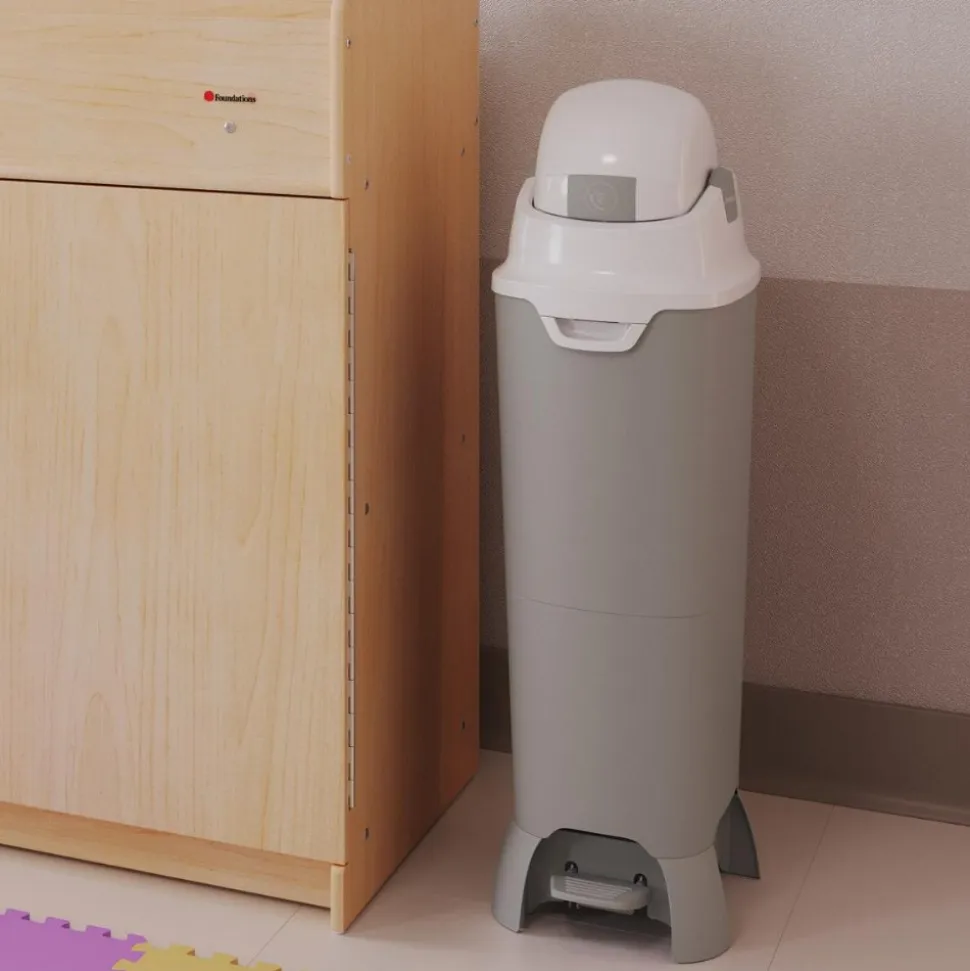 Tall Hands-Free Diaper Pail