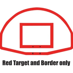 Target and Border for Basketball Goal