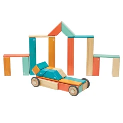Tegu Sunset Magnetic Wooden Blocks 42 Pieces