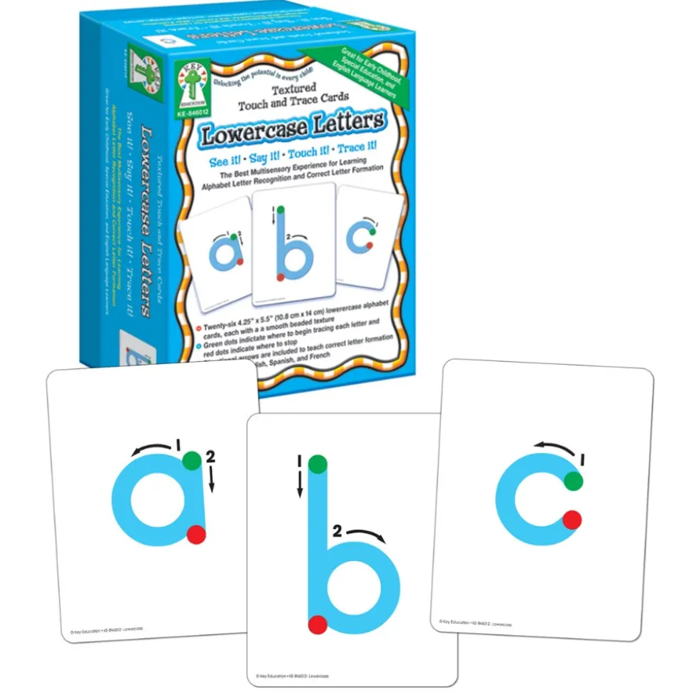 Textured Touch and Trace Cards Uppercase and Lowercase