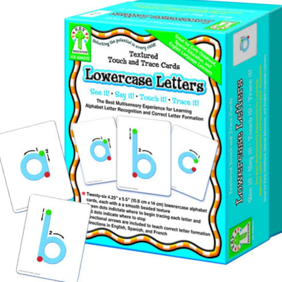 Textured Touch and Trace Cards Uppercase and Lowercase