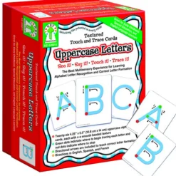 Textured Touch and Trace Cards Uppercase and Lowercase