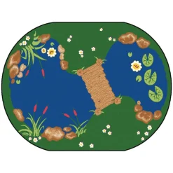 The Pond Carpet Oval