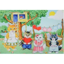 The Three Little Kittens Who Lost Their Mittens Felt Set 16 Pieces