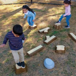 Timber Trail Stepping Logs Set 16 Pieces