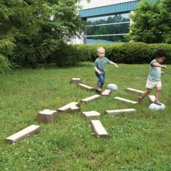 Timber Trail Stepping Logs Set 16 Pieces