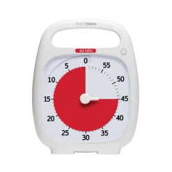 Time Timer® Plus 60-Minute White