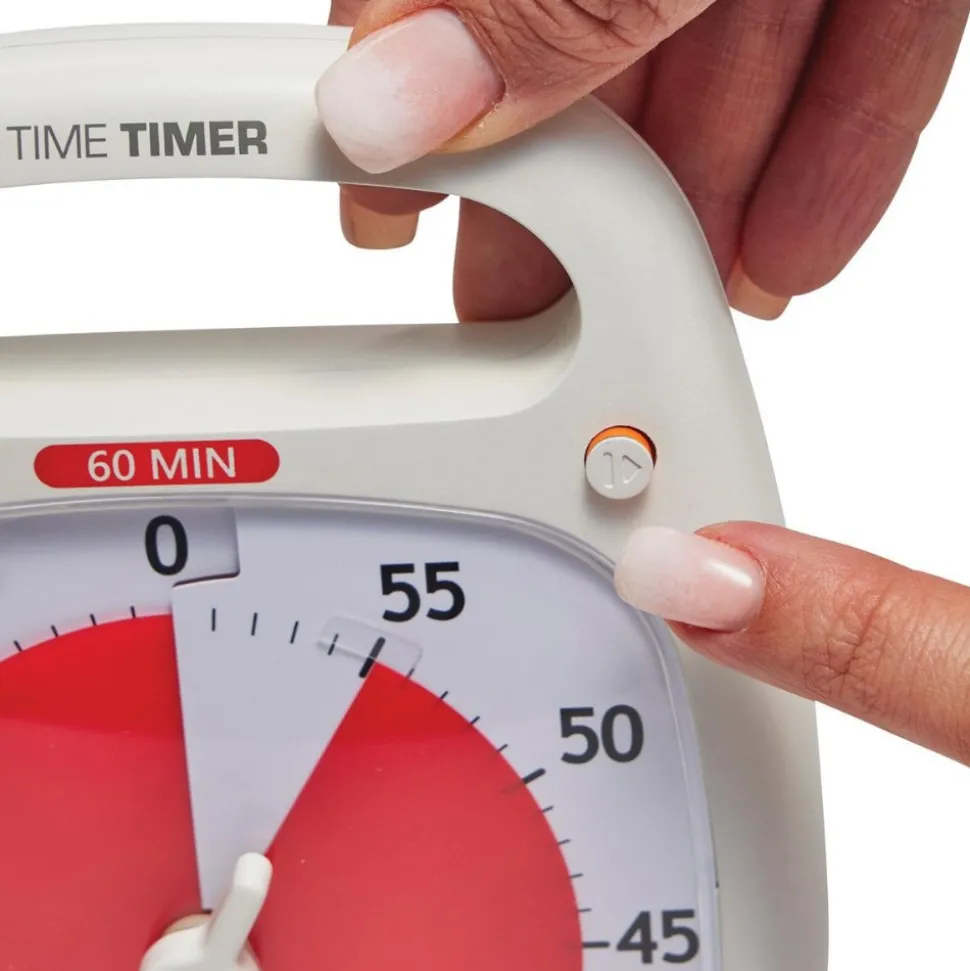 Time Timer® Plus 60-Minute White