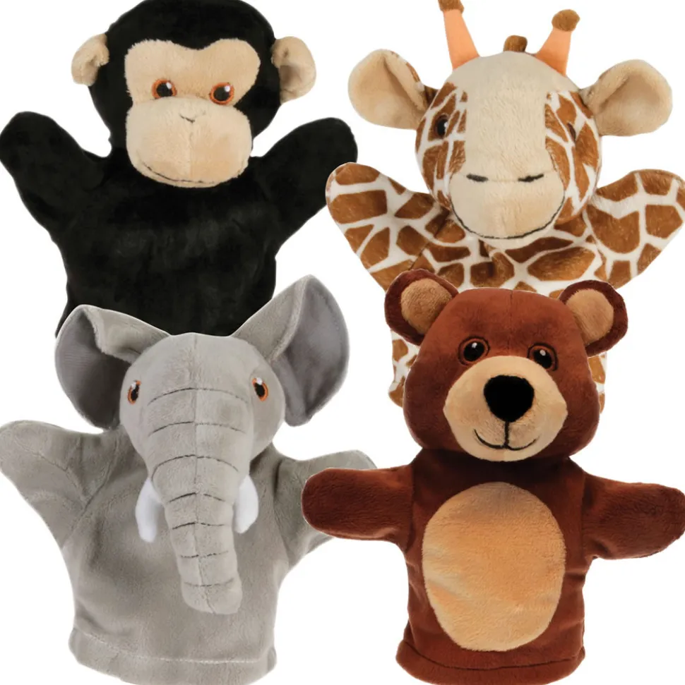 Tiny Friends Zoo Puppets Set of 4