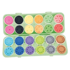 Toddler Brightly Colored Count & Match Eggs