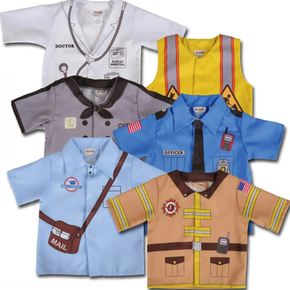 Toddler Community Helper Dress-Up Shirts Set of 6