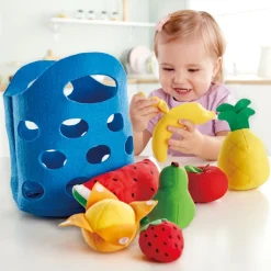 Toddler Felt Fruit, Vegetable, and Bread Baskets