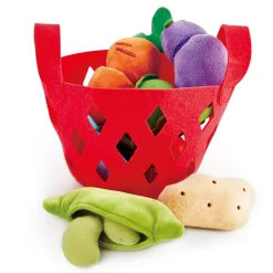 Toddler Felt Fruit, Vegetable, and Bread Baskets