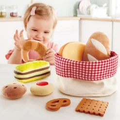 Toddler Felt Fruit, Vegetable, and Bread Baskets