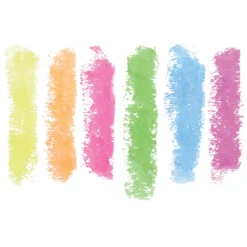 Toddler Jumbo Kwik Stix Drawing Set 6 Neon Colors