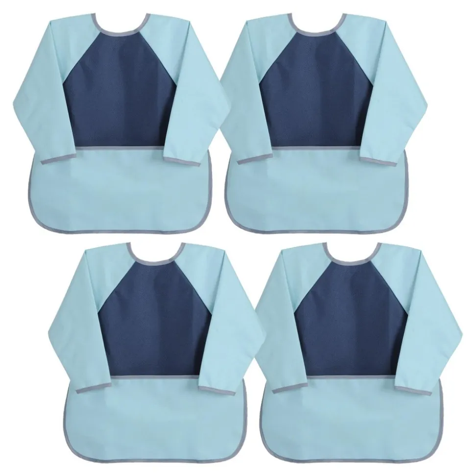 Toddler Long Sleeve Apron Set of 4