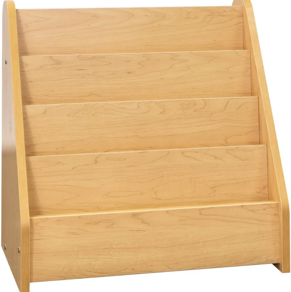 Toddler 4-Shelf Book Display Natural