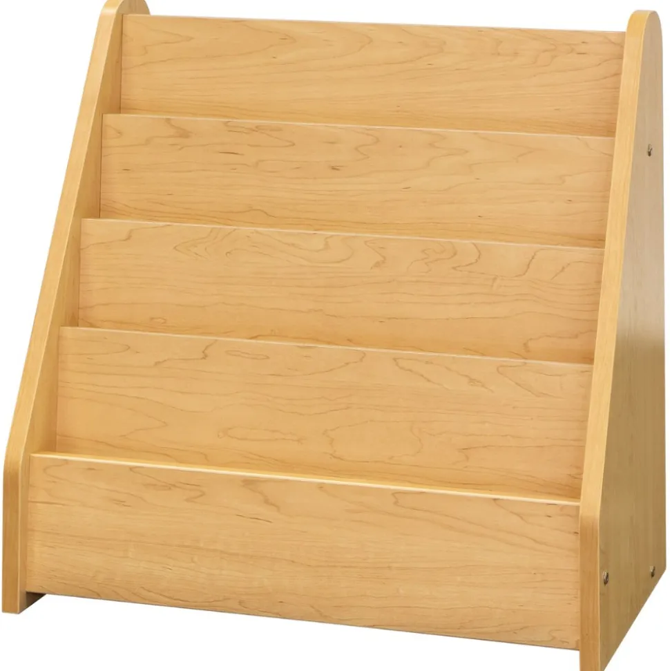 Toddler 4-Shelf Book Display Natural
