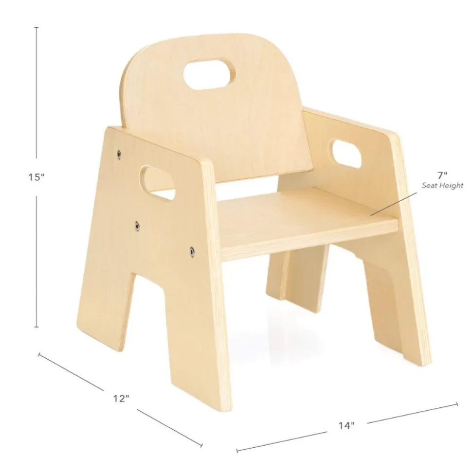 Toddler Stacking Chair Set of 2