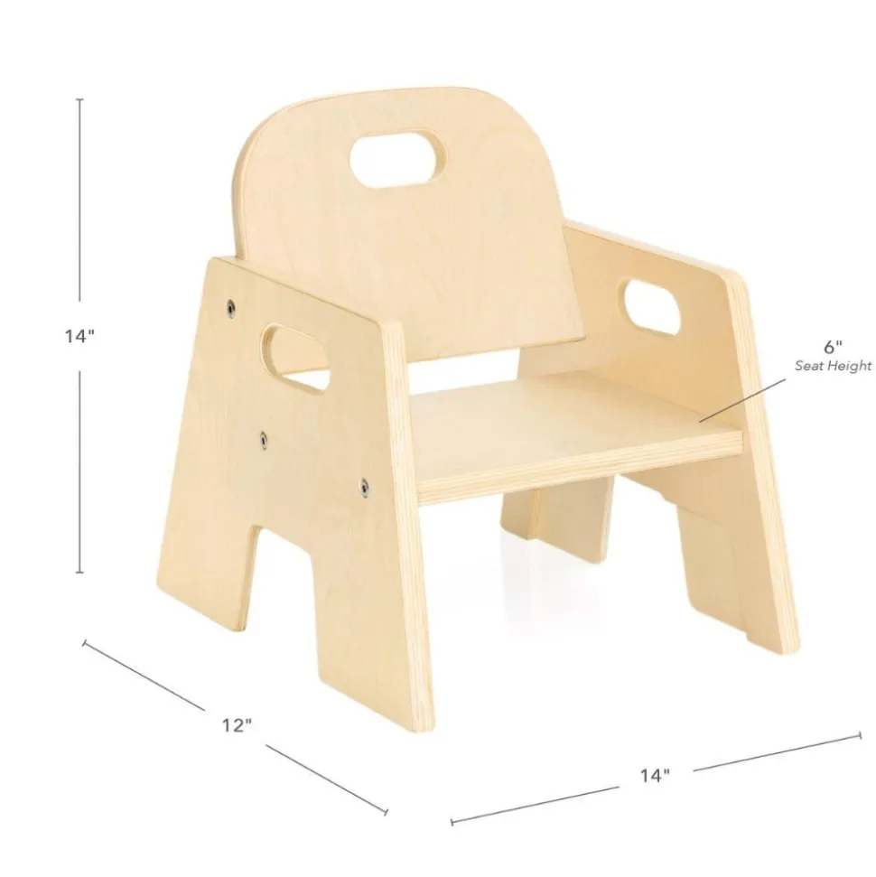 Toddler Stacking Chair Set of 2