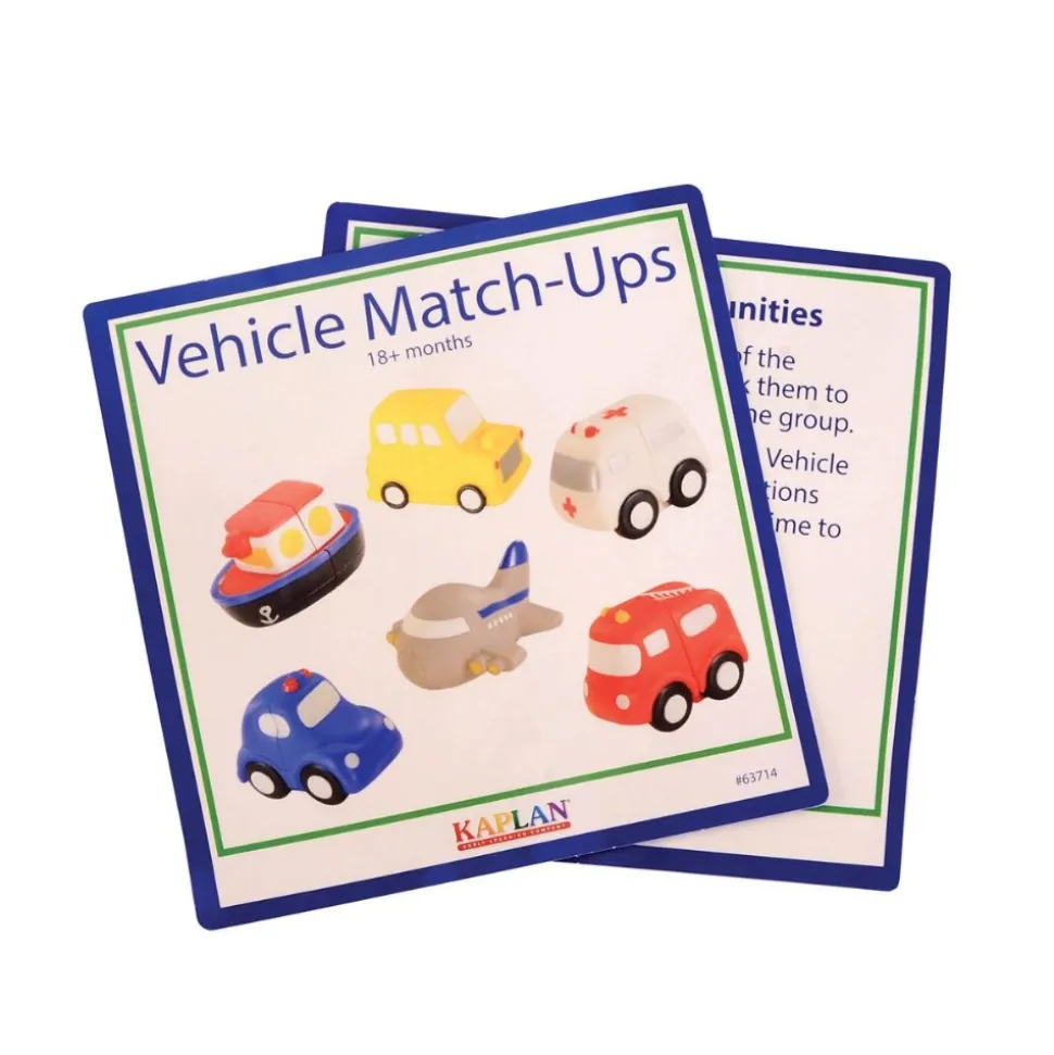 Toddler Vehicle Match-Ups Set of 6