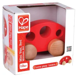 Toddler Wooden Little Red Mini Van