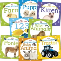 Touch-and-Feel Board Books Set of 8