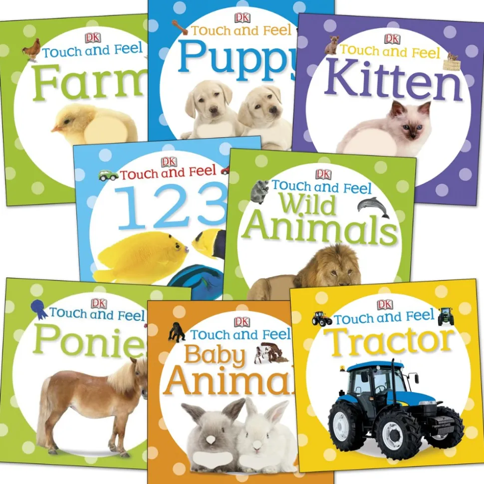 Touch-and-Feel Board Books Set of 8
