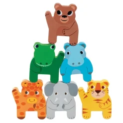 Trainimo Wooden Train and Jungle Animals