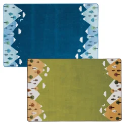 Tranquil Mountains Carpets Rectangle