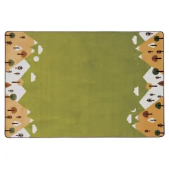 Tranquil Mountains Carpets Rectangle