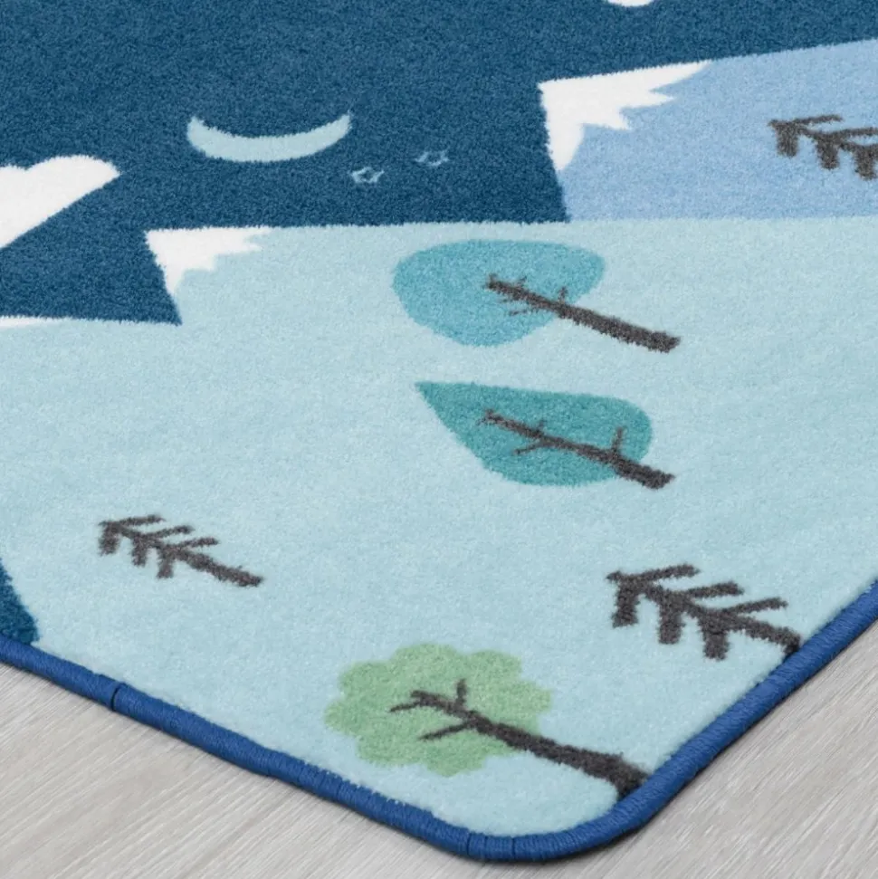 Tranquil Mountains Carpets Rectangle