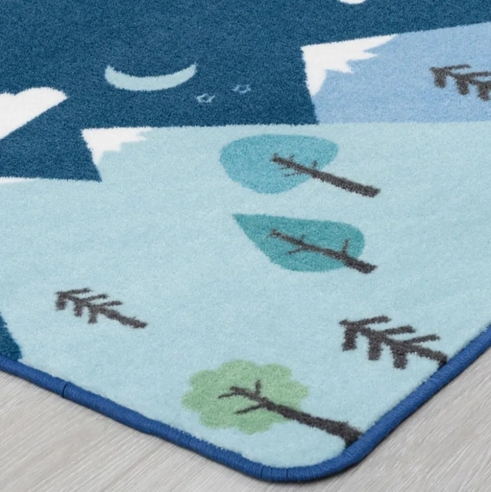 Tranquil Mountains Carpets Rectangle