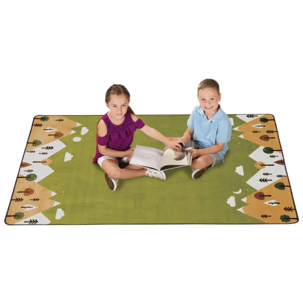 Tranquil Mountains Carpets Rectangle
