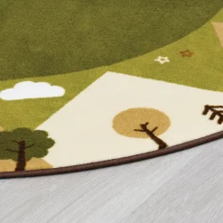 Tranquil Mountains 6' Round Carpets