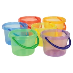 Translucent Buckets Set of 6