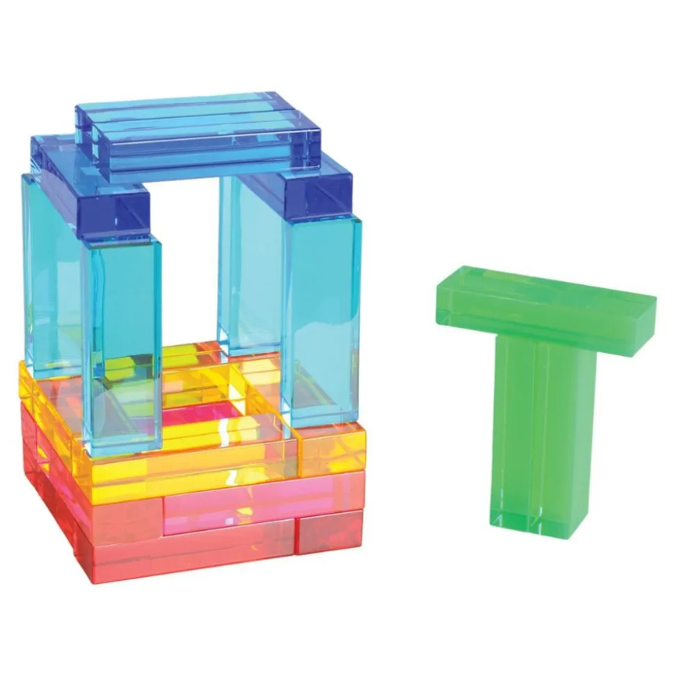 Translucent Building Plank Set 54 Pieces