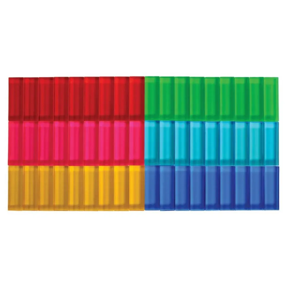 Translucent Building Plank Set 54 Pieces
