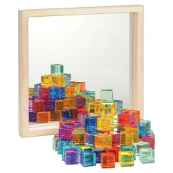 Translucent Cubes with Mirror Tray 100 Pieces