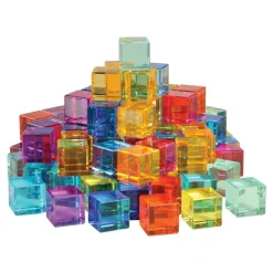 Translucent Cubes with Mirror Tray 100 Pieces